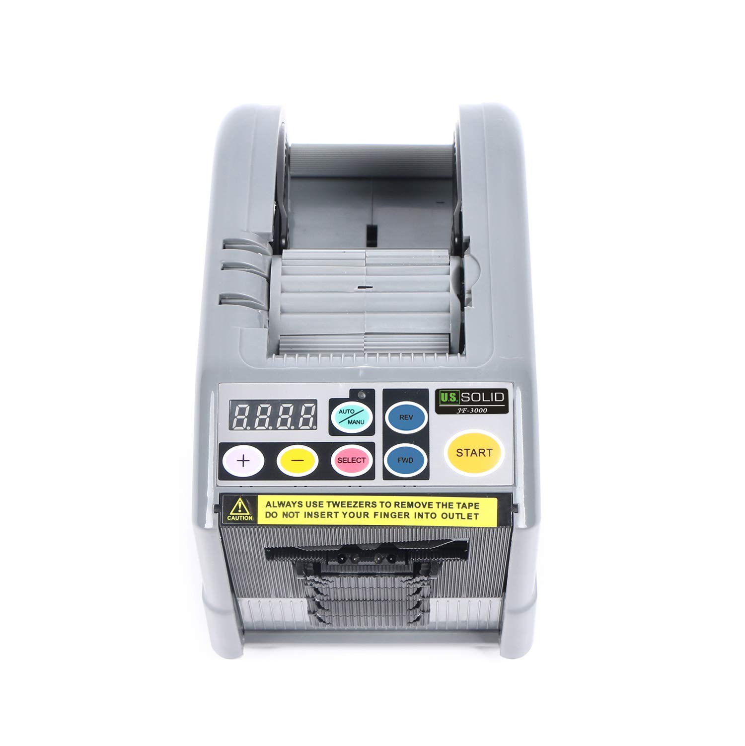 U.S. Solid Automatic Tape Dispenser, Electric Ribbon Cutter JF-3000, Tape Width 6-60mm, Length 5-999mm