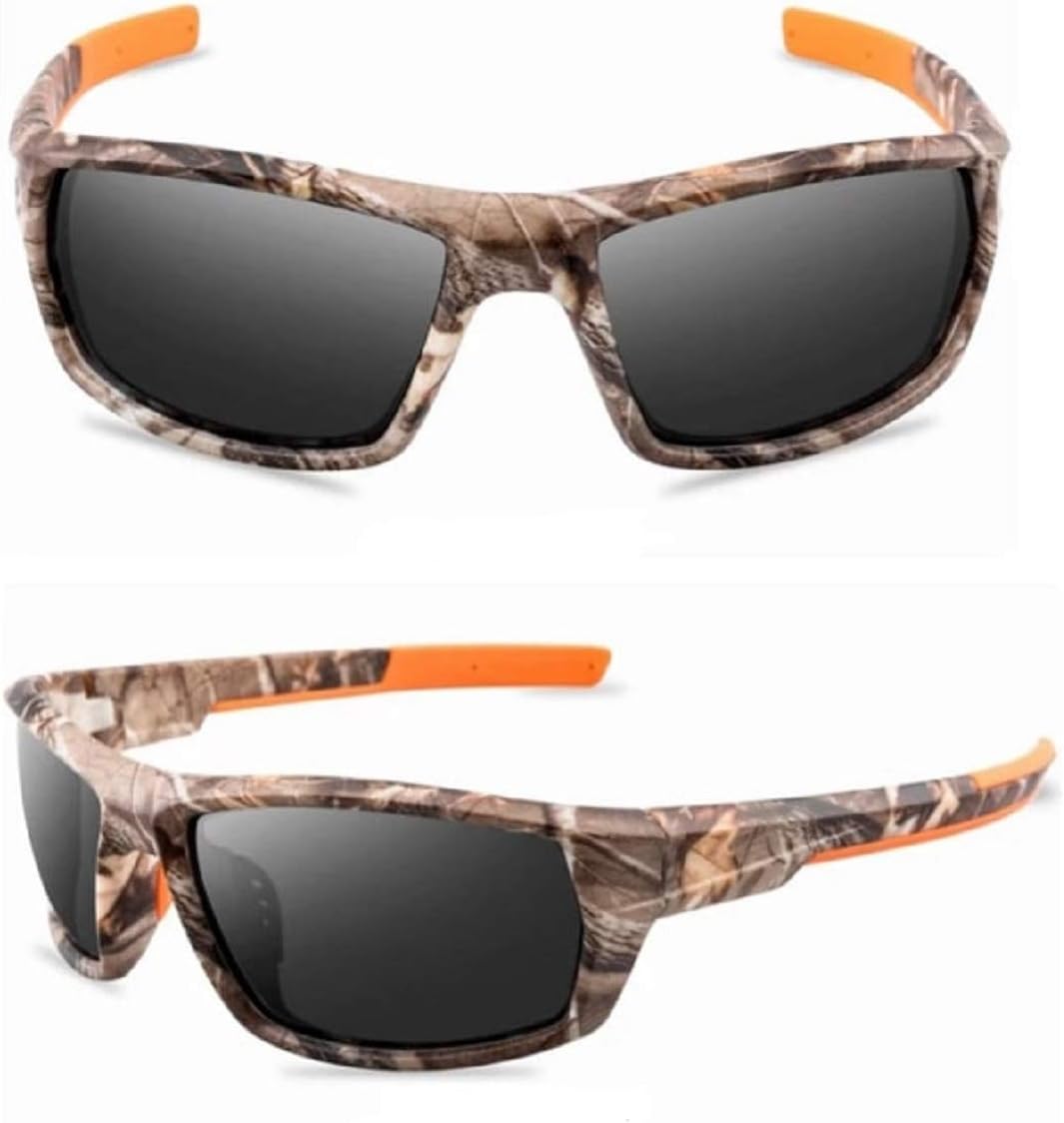 No Name Ltd Carp Fishing Glasses/Camo Angling Goggles/Unisex Camouflage Outdoor Sports Eye-wear (Dark Lens) - Image 3