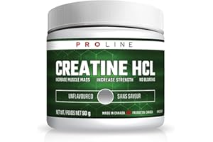 PROLINE Natural Creatine HCL Powder | 750mg Creatine Hydrochloride (HCL) for Strength, Performance, Recovery | Naturally Flav
