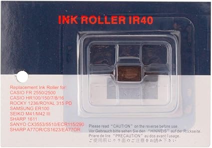 Rodillos de tinta para Cajas registradoras, 5 Piezas: Amazon.es: Oficina y papelería