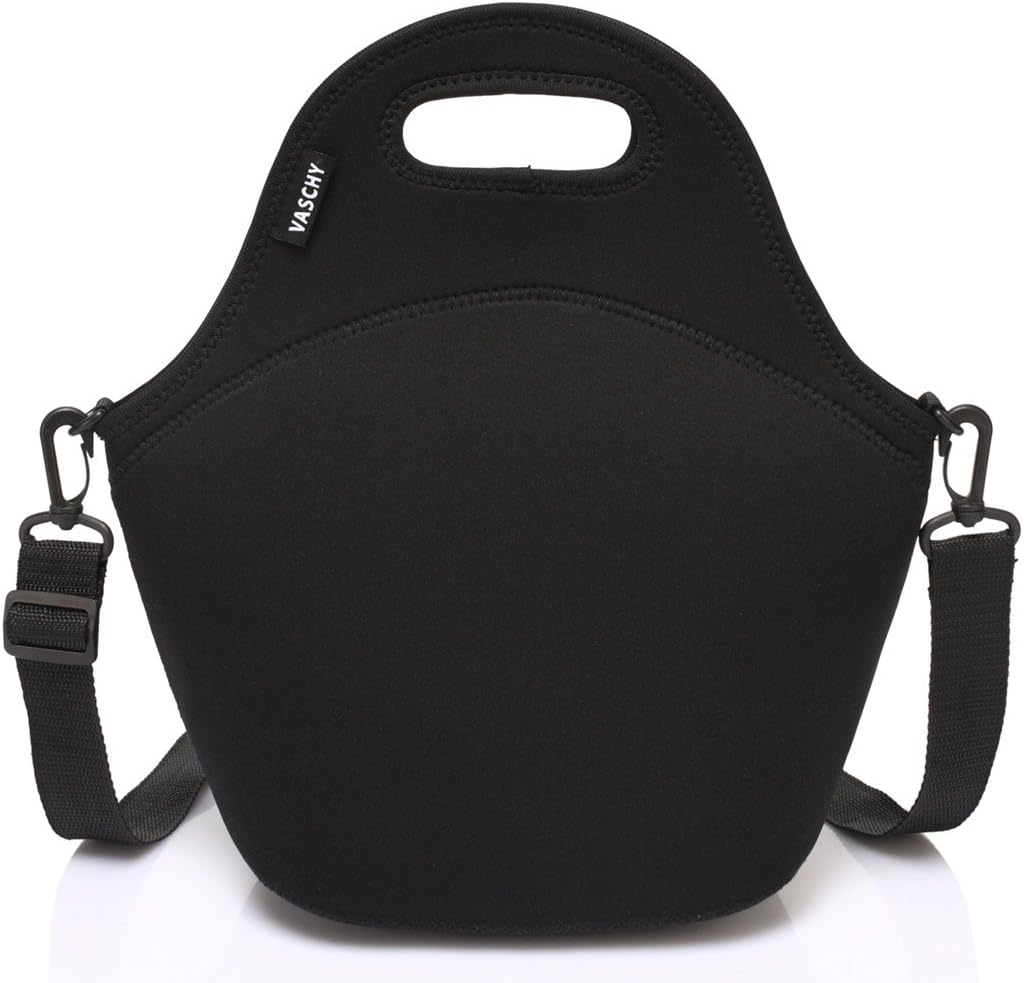 VASCHY Neoprene Lunch Bag for Women Men, Kids, Thermal Lunch Bag Lightweight Washable Lunch Tote for Work School - Image 3