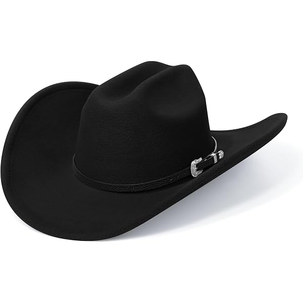 Amazon.com: JANeGWXRUuW Cowboy Felt Hat Western Cowboy Hat  display picture 1