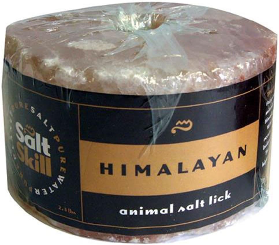 Pennsylvania Imports Himalayan Salt Round Lick for Horses, 2.6 lb