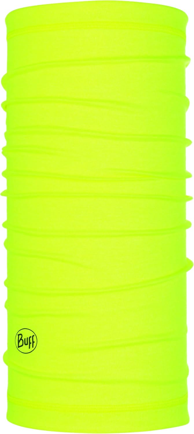 BUFF Modacryl + FR Multifunctional Headwear, Solid Yellow Fluor, One Size: Clothing
