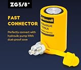 CGOLDENWALL 10T Hydraulic Cylinder Ram 50mm Stroke 104mm Height for Bridges view 4