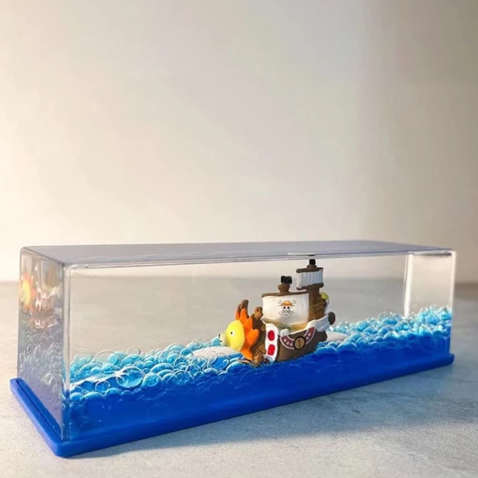 Tuzsocr Fluid Drift Ship,Unsinkable Titanic Ship,Titanic Toy Gift,Black Pearl Pirate Boat,Acrylic Cruise Model,Fluid Drift Bottle,Stress Relief,for Office Home Decoration,Boys Girls Gifts (Style 4) — image 1