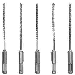 SDS Plus Hammer Drill Bit 5Pcs 5/32 in. x 8