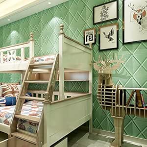 JiaMeng PE Espuma 3D Wallpaper DIY Wall Stickers en Relieve de ...