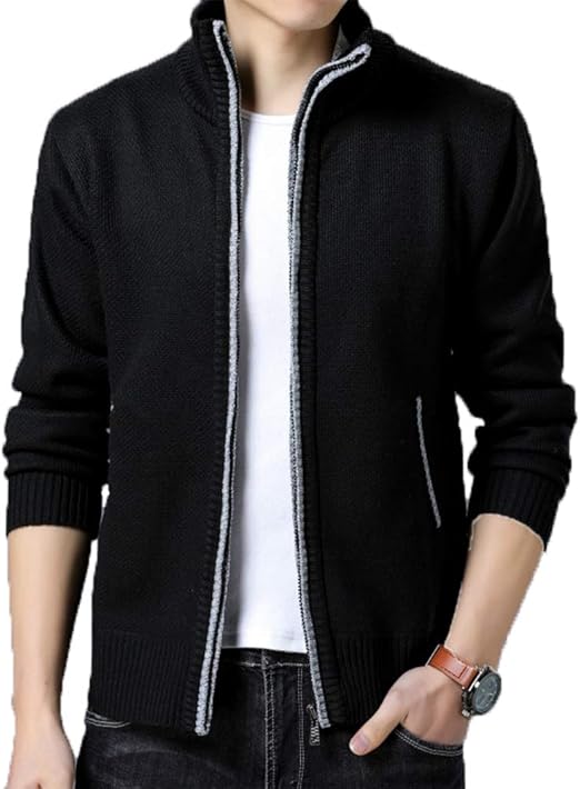 Amazon カーディガン メンズ 冬服 ジャケットメンズ 防寒 ニット 厚手 フリース メンズ カーディガンセーター M 3l 長袖 カーディガン 通販