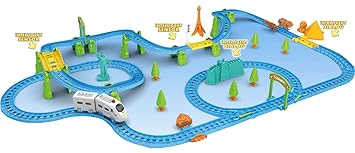 Webby Kids Huge Train with Flyover with Intelligent Sensing and Dialog, Multi Color