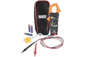 Klein Tools CL320 Digital Clamp Meter, HVAC AC Auto-ranging 400A, AC/DC Voltage, TRMS, DC Microamps, Resistance, Frequency, N