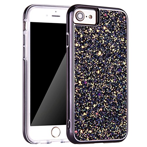 Iphone 7 case, iphone 8 case, bling sparkly glitter sho…