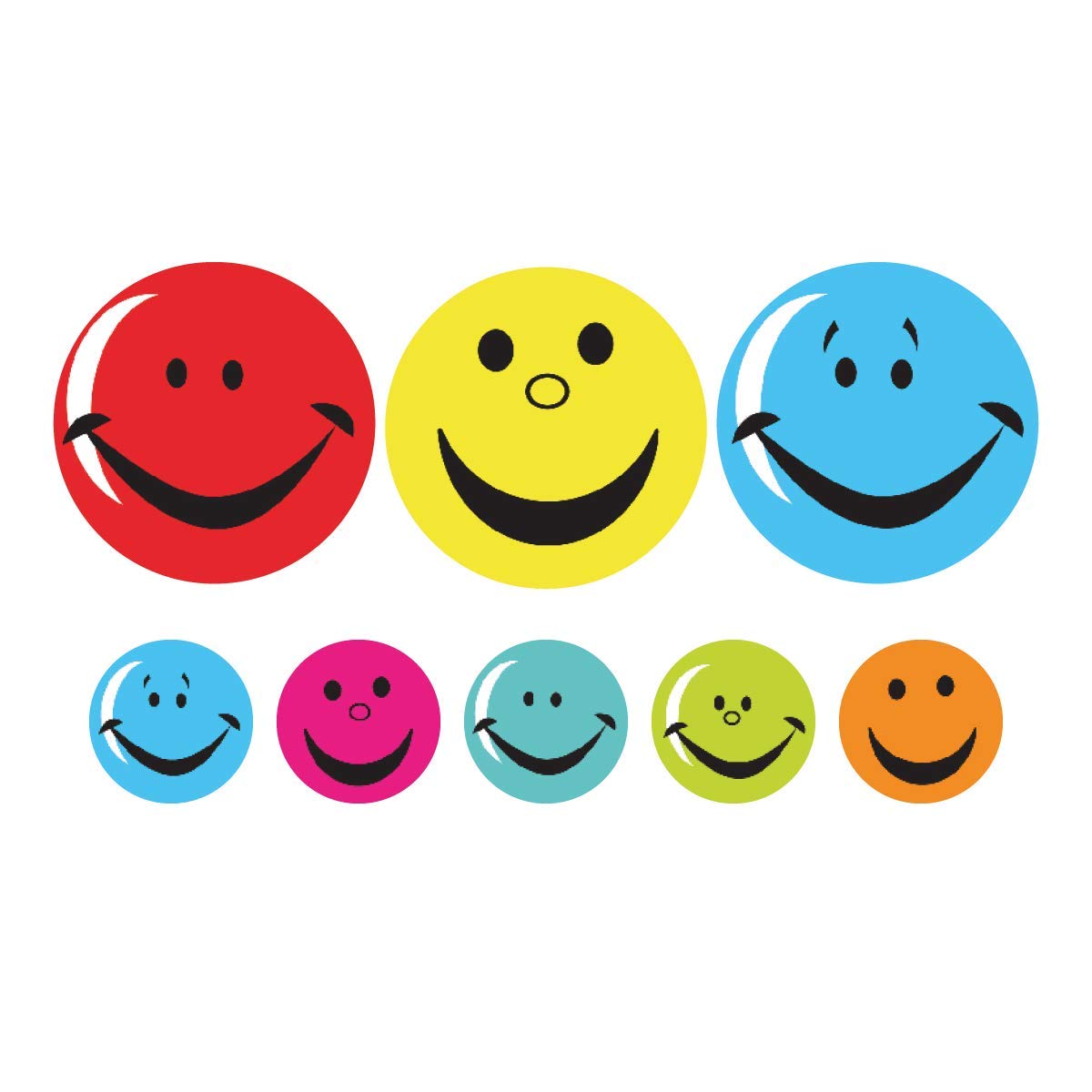 Smiley Face Stickers - Bumper Pack (1310 stickers)