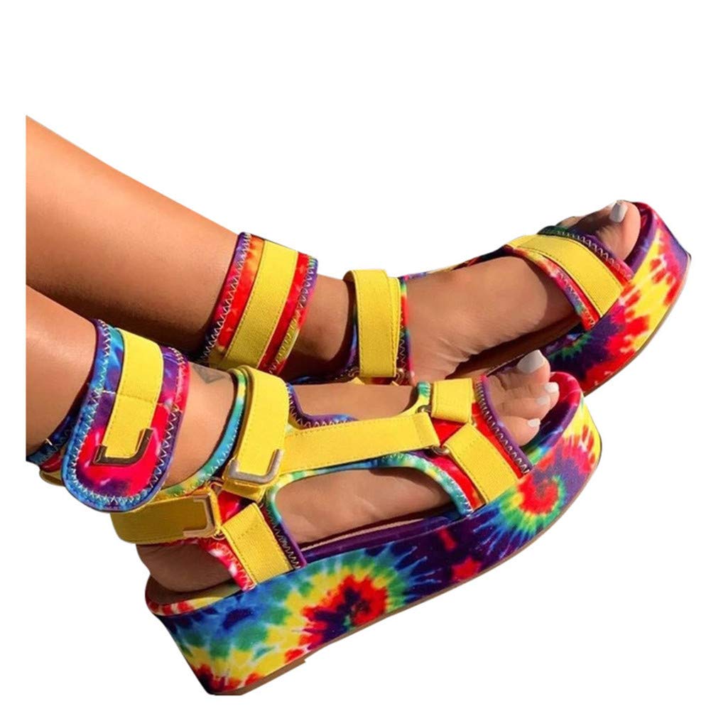 Gibobby Platform Sandals for Women,Women's Casual