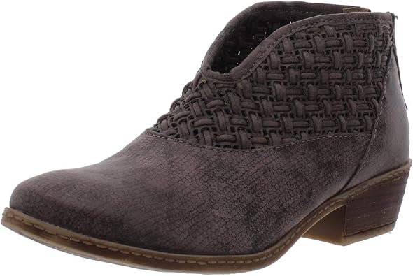 low cut booties heel