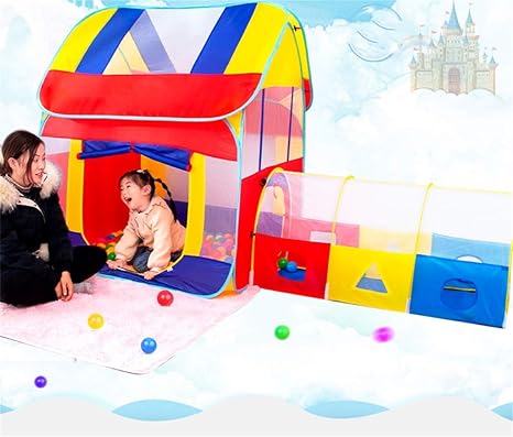 Amazon Co Jp おもちゃトンネル トンネル ボールハウストトンネル型テントセット子供用テント 折り畳み式 トンネル バスケットネット 収納バッグ 海洋ボールプール プレイトンネル ボールハウス を組み合わせた室内遊具 公園玩具 おもちゃ