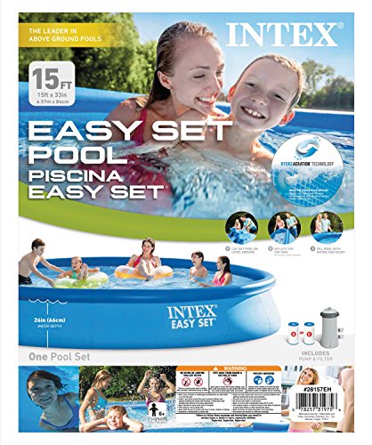 INTEX 28157EH 15ft x 33in Easy Set Pool with Cartridge Filter Pump - Thumbnail 6