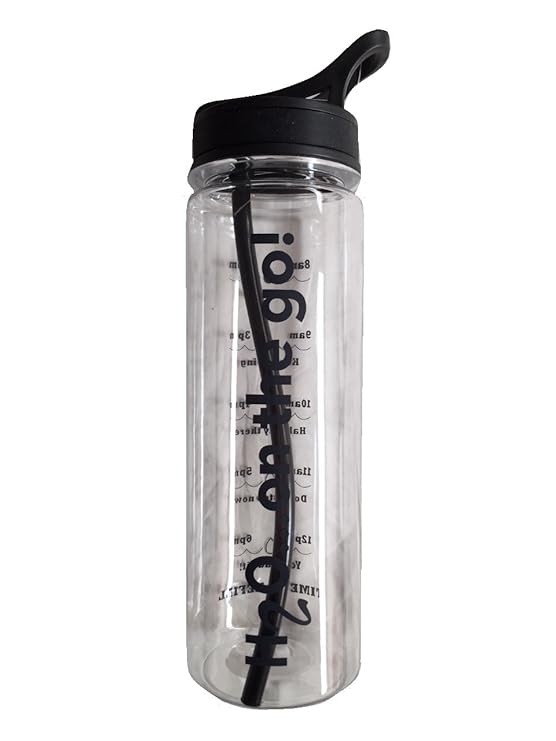 Bocca Water Track Bottle 750ml Capacity H20 On The Go (Black) Amazon