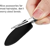 Chuangdi 10 Pieces No Crease Hair Clips Black Hairpins for Bangs Makeup view 3