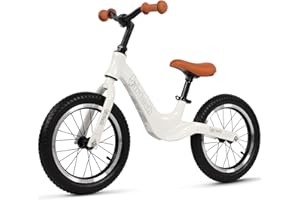 BIRTECH 14" Kids Balance Bike for 3,4,5,6 Year Old Boys and Girls, Air Tires with Magnesium Alloy Frame, Lightweight No Pedal Toddler Training Bicycle