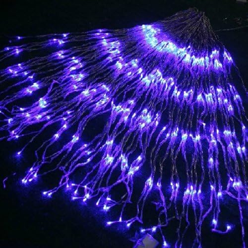 Adsled LED Curtain Waterfull Waterfall Horse Race Lamps String Lights 3*3M 336LED Flashing
