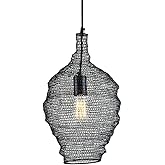 Troy Lighting F6775-SBK Wabi Sabi - 1 Light Pendant-18 Inches Tall and 12 Inches Wide