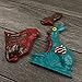 Zombie Chocolate Easter Bunny & Victim Set, ½ Pound (8 oz) Ea - Unique Easter Gift, Easter Basket Stuffer - Gourmet Large White and Milk Chocolate Bunnies Solid