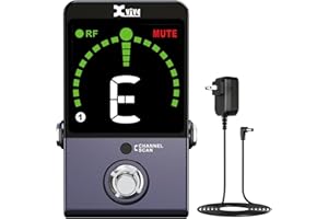 Xvive P58R Tuner Receiver for P58 Pedal Guitar Wireless System Integrated Wireless Receiver/Chromatic Tuner