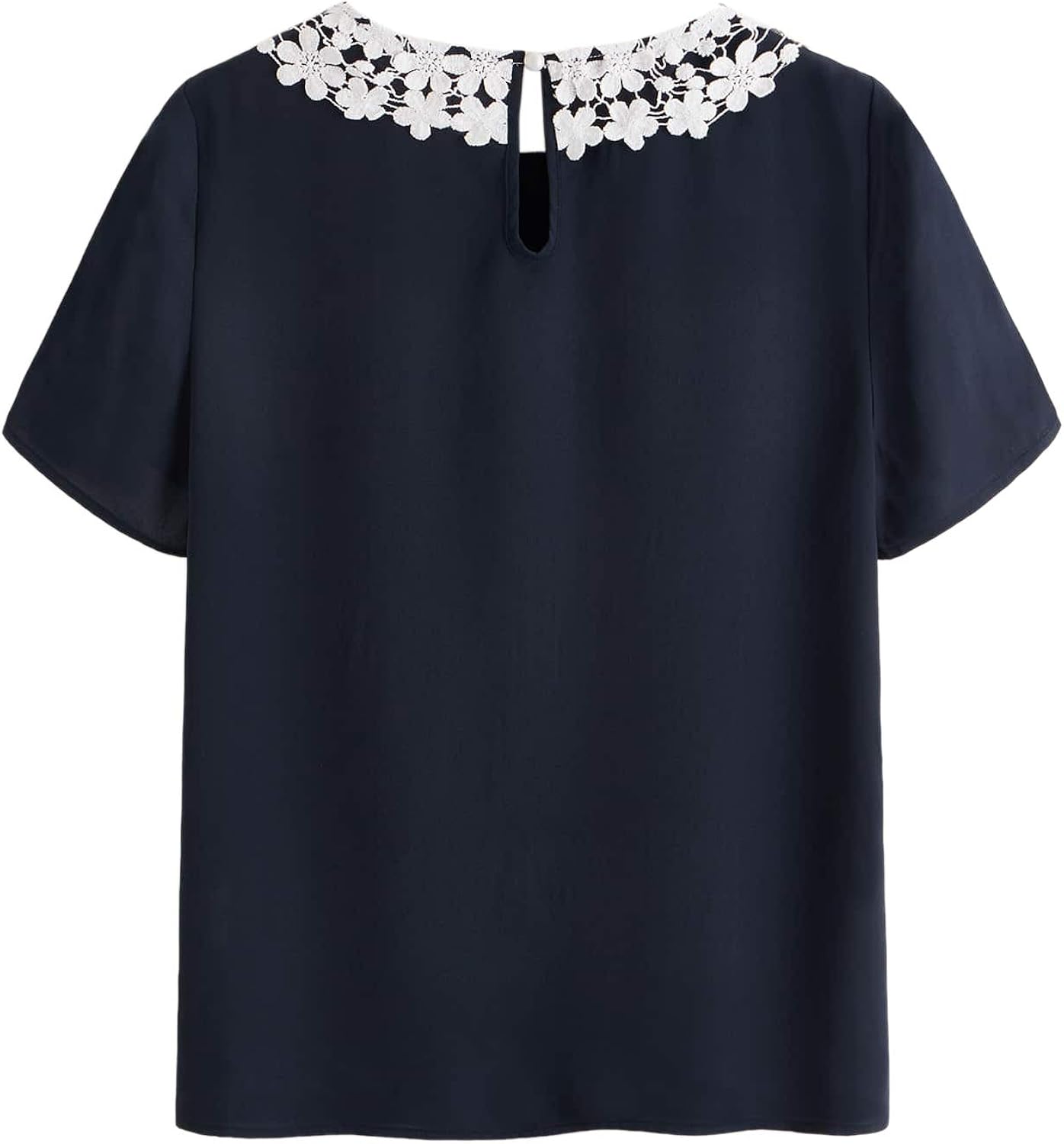 lace peter pan collar