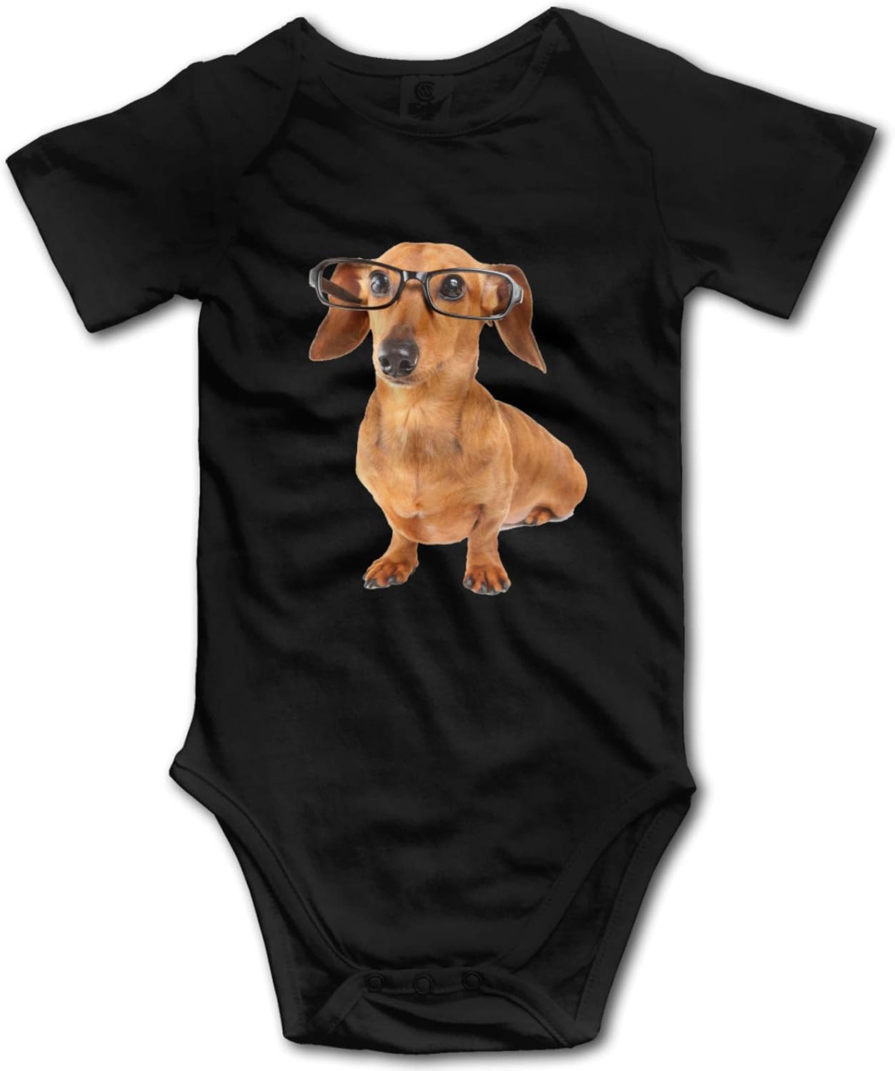 Doxie Dachshund Hipster Dog Baby Boy Girl