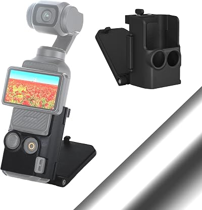 HAFOKO Magnetic Mount Cage for DJI OSMO Pocket 3 | 180° Adjustable Adapter Stand