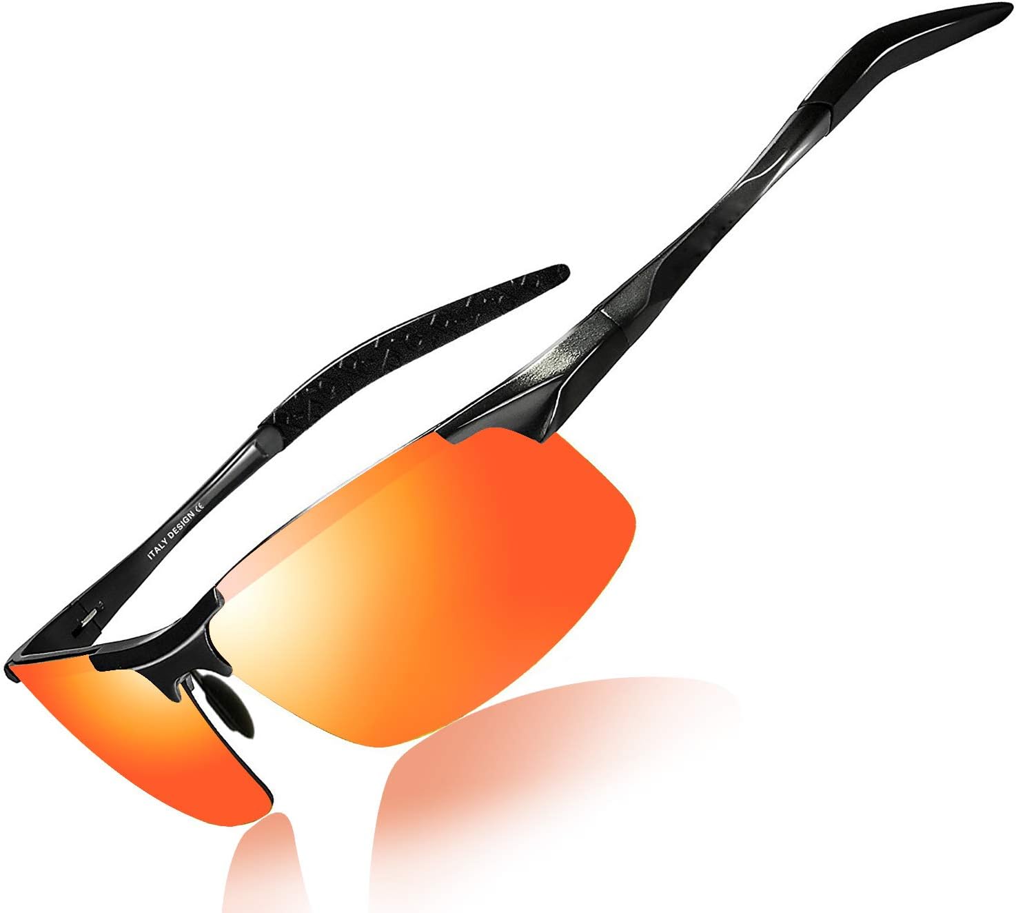 Men's Polarized Sunglasses For Men Driving Fishing Golf Climbing Running Sports Style Metal Frame Glasses