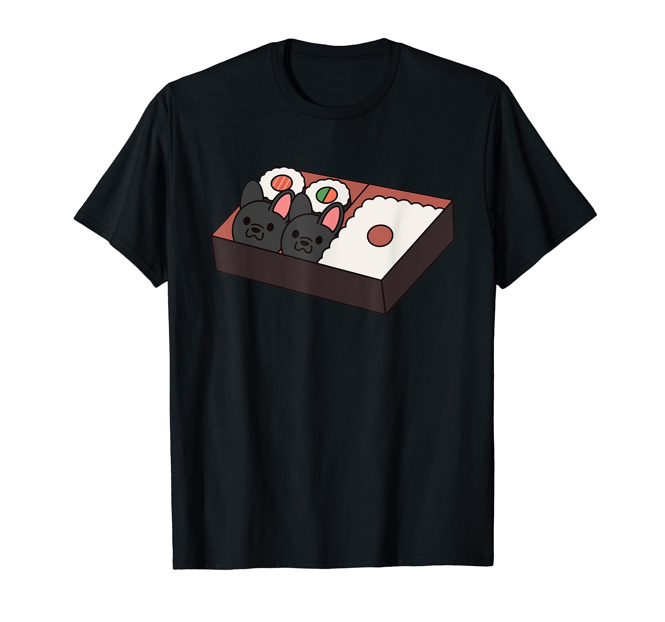 Sushi Bento Box French Bulldog Dog T-Shirt