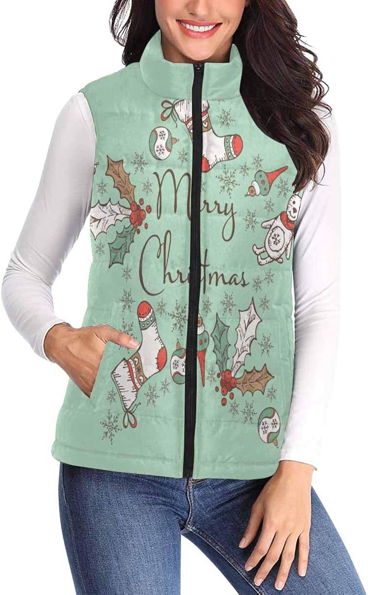 womens holiday vests