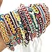 RIMOBUL Nepal Woven Friendship Bracelets - 12 pack