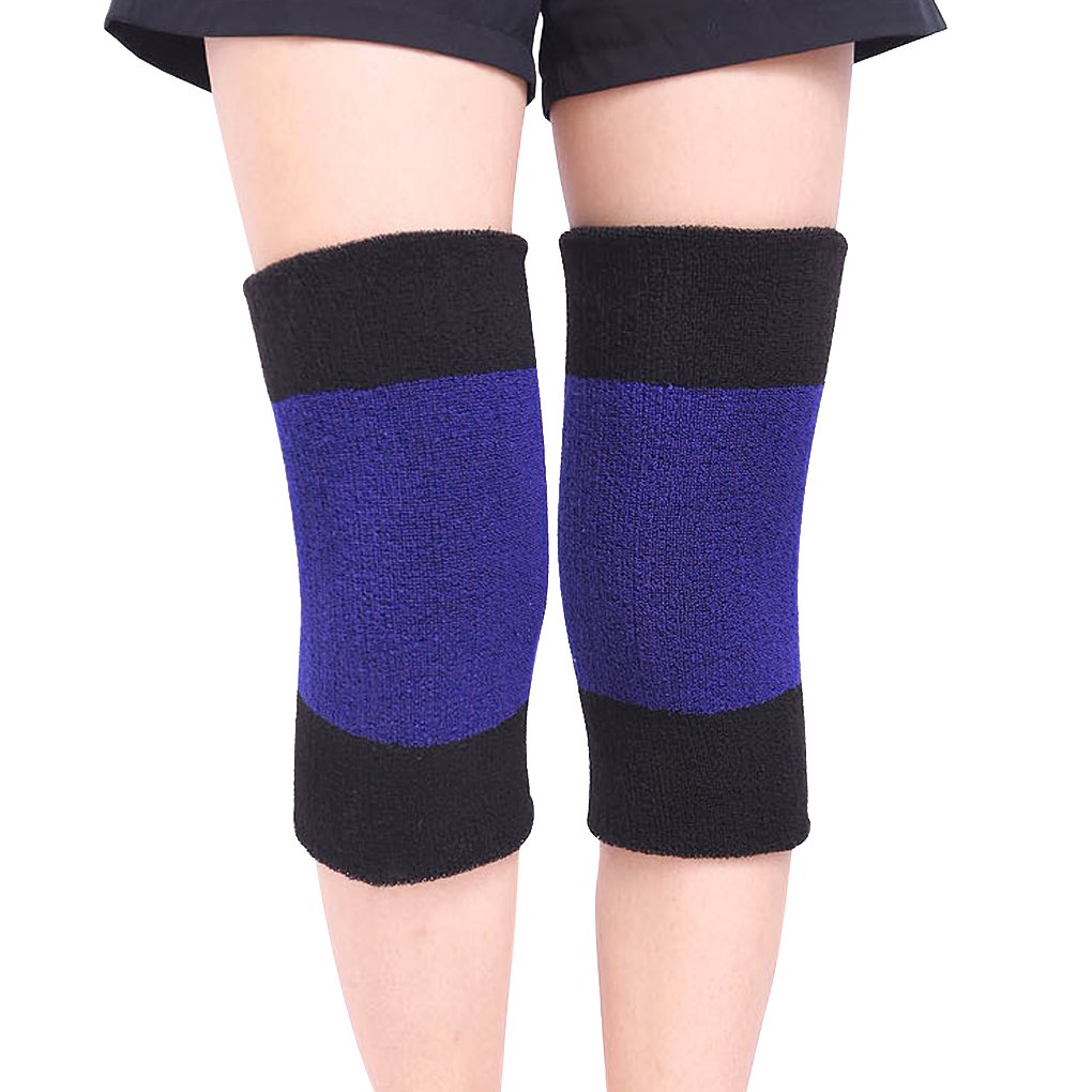 IPENNY Thick Elastic Knee Leg Warmer Thermal Sleeves Sports Protective Gear for Riding Skating Fitness Exercise or Work-Tendonitis Dance Protection Muscle Joint Care