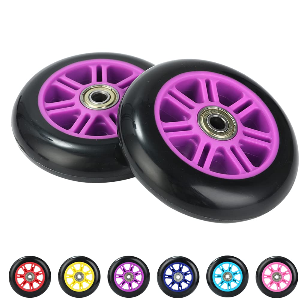 Stunt Scooter Wheels - 100mm (Purple, 2 Wheels) — image 1