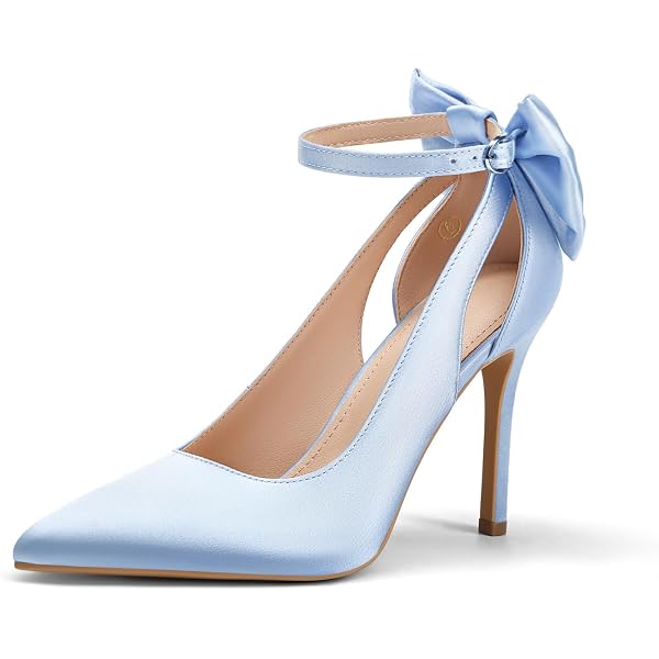 Amazon.com | PiePieBuy Women's Pointed Toe High Heels Ankle Strap