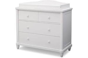 DELTA CHILDREN Simmons Kids Belmont 4 Drawer Dresser with Changing Top
