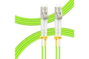 FLYPROFiber- OM5 LC to LC Fiber Patch Cable, Length Options: 0.2m-20m, 40GB/100GB Duplex 50/125um LSZH - 4Meter(13ft)