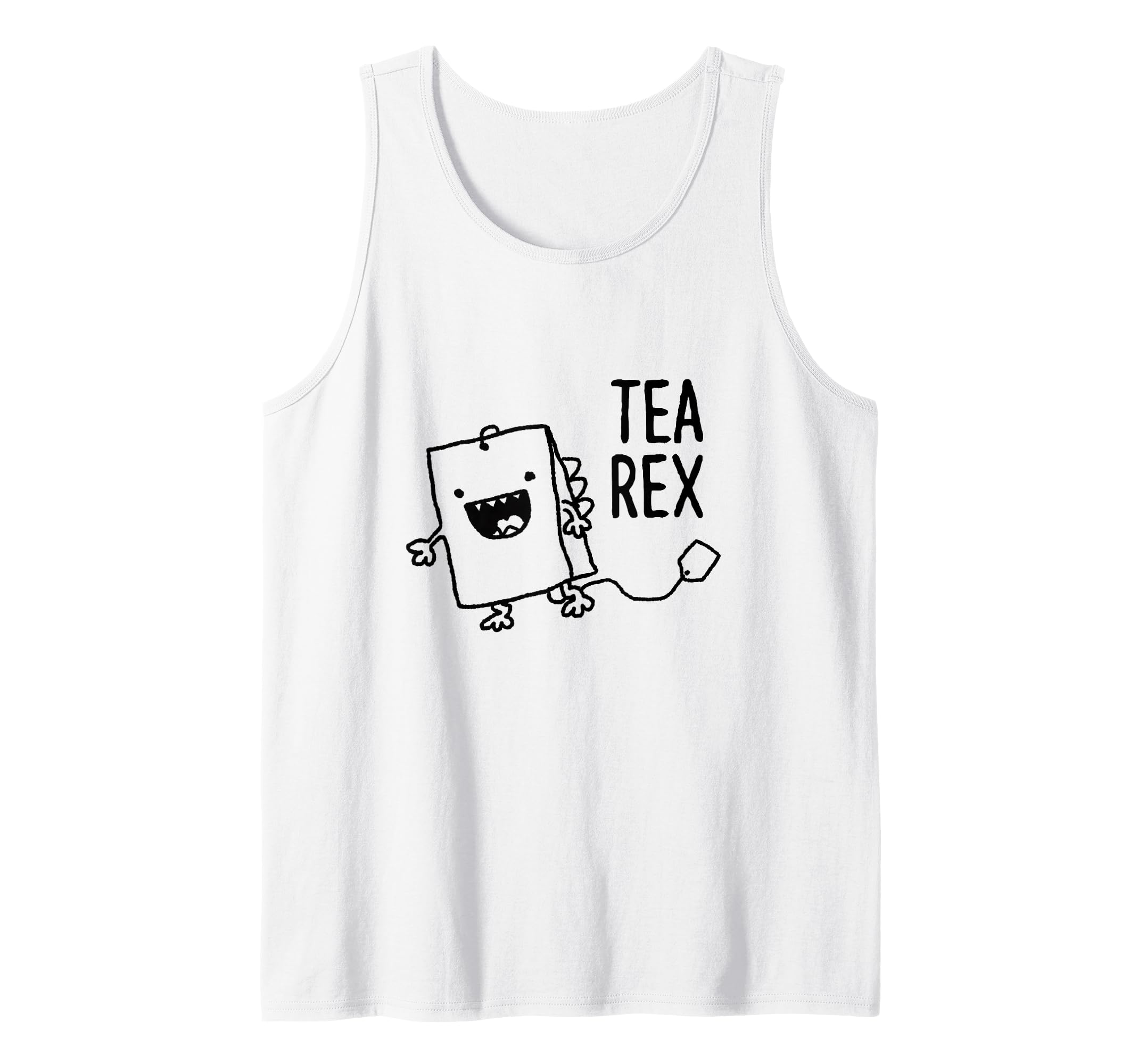 Cute Tea Rex Dinosaur Tea Bag Tank Top