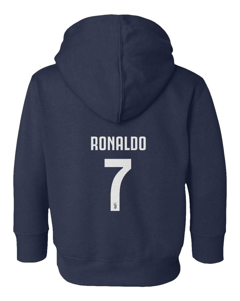 Spark Apparel New Soccer Shirt #7 Cristiano Ronaldo CR7 Little Kids Girls Boys Toddler Hooded Sweatshirt