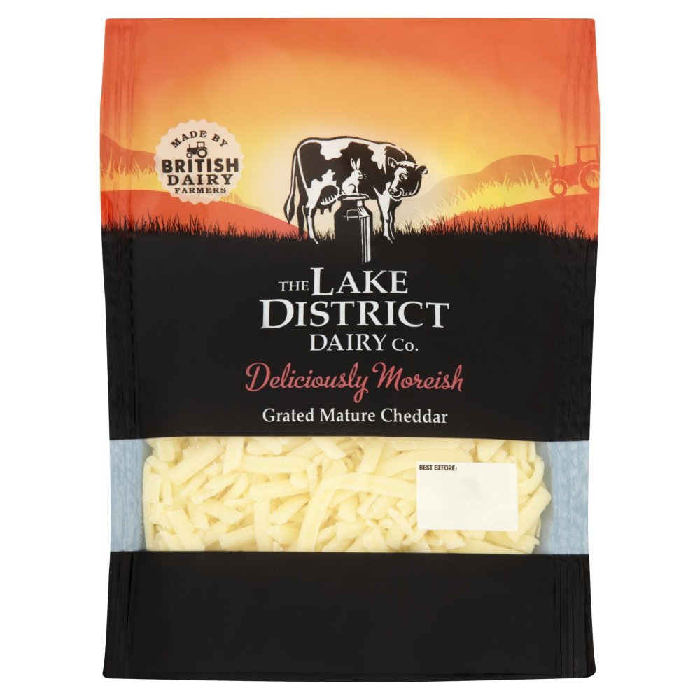 The Lake District Dairy Grated Mature Cheddar Cheese, 170g