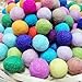 YCT Hand-felted Wool Balls - 100 Pure Wool Beads 20mm Mixed Colors