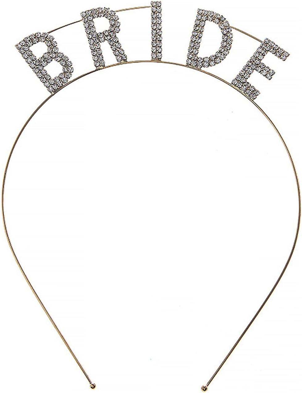 Crystal Lined "Bride" Headband