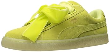 puma suede heart green