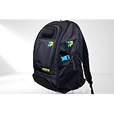 Extra Large Pickleball Backpack with Shoe Compartment – Fits 4–10 Paddles, Gear, & 64oz Bottles – Carry-On Size Bag with Hard Shell Eyewear Case, USB Port & Ventilated Shoe Pocket