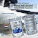 All Natural Magnesium Chloride Flakes, Best Pure Zechstein Inside for Baths, Foot Soaks and Relaxation, Numerous Health Benefits - 2lb bulk bag