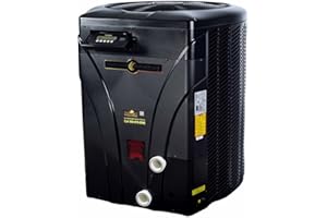 AQUA CAL Upgraded AquaCal Tropical T115, Heatwave SuperQuiet SQ140R Heat Pump, 114,000 BTU, Heat & Cool, w/Wi-Fi