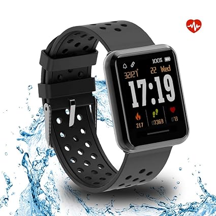 KOSPET Fitness Tracker, Smart Watch with Heart Rate Monitor, Waterproof IP67 Activity Tracker with Step Counter,Calorie Counter, Call & SMS Pedometer ...